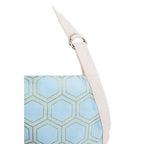 Pink and Blue Print Apron