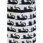 Black Cat Print Apron