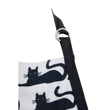 Black Cat Print Apron