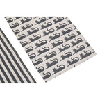 Set of Three Black Cat Print Tea Towels