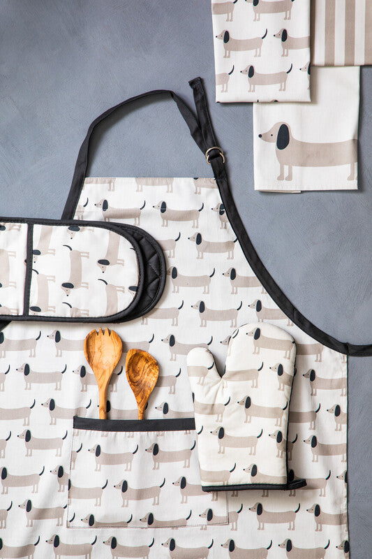 Sausage Dog Print Apron