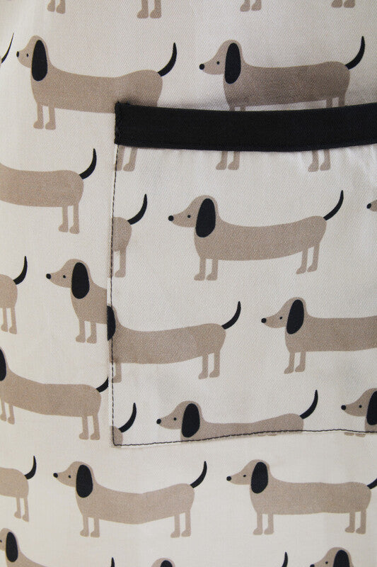 Sausage Dog Print Apron
