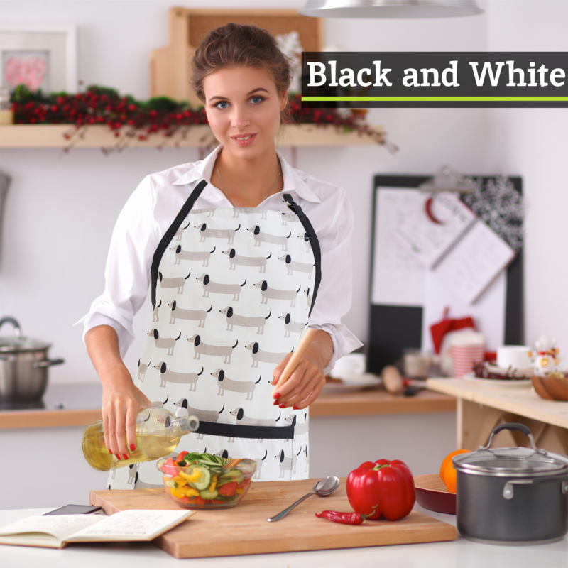 Sausage Dog Print Apron