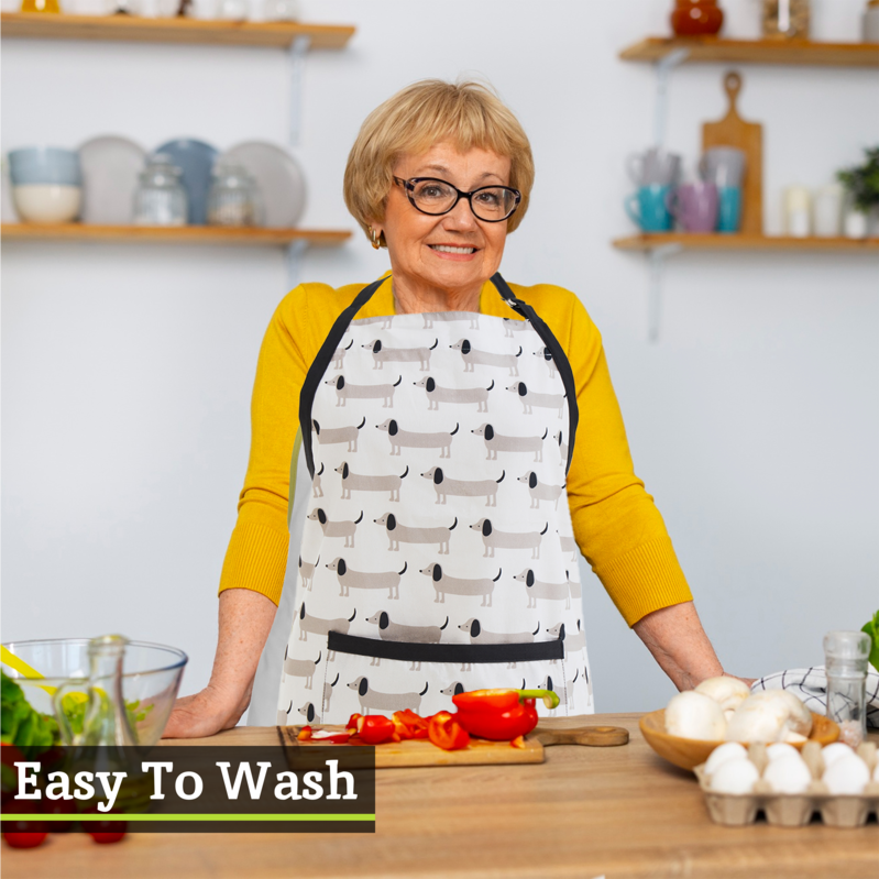 Sausage Dog Print Apron