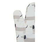 Sausage Dog Print Single Oven Glove
