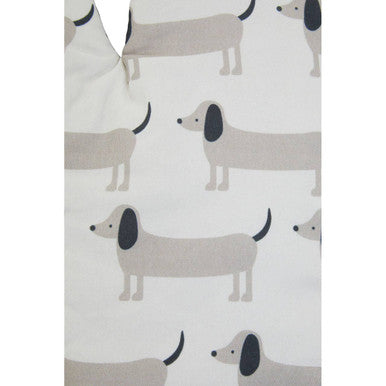 Sausage Dog Print Single Oven Glove