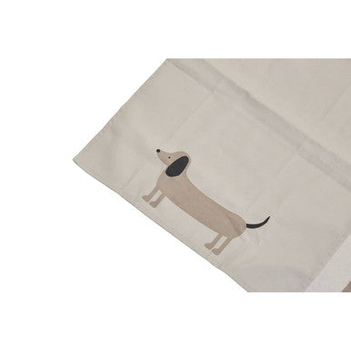 Set of Three Sausage Dog Print Tea Towels