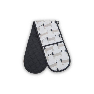 Sausage Dog Print Double Oven Glove