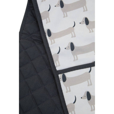 Sausage Dog Print Double Oven Glove