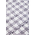 Set of Three Grey and White Cotton Tea Towels
