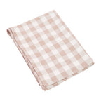 Set of Three Amber and White Tea Towels