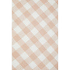 Set of Three Amber and White Tea Towels