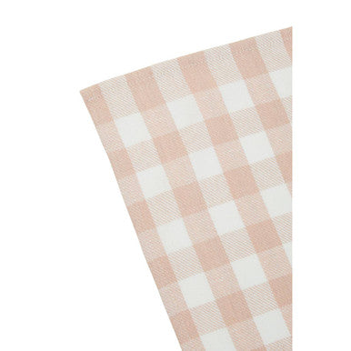 Set of Three Amber and White Tea Towels