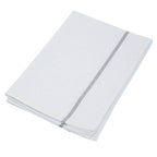 Set of 3 White and Grey Violet Waffle Tea Towels