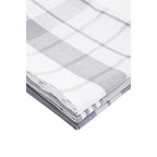 Set of Three Grey and White Tea Towels