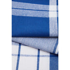 Set of Three Blue and White Tea Towels