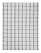 Grey and Black Check Tablecloth