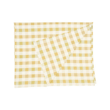Yellow Check Tablecloth