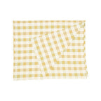 Yellow Check Tablecloth