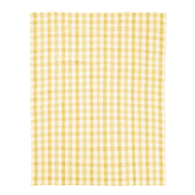 Yellow Check Tablecloth