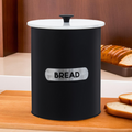 Black Enamel Bread Bin