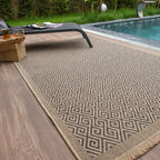 Nature Outdoor Rug Dark Grey