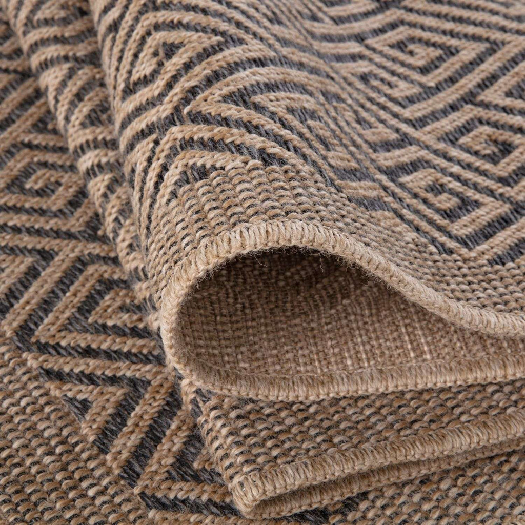 Nature Outdoor Rug Dark Grey