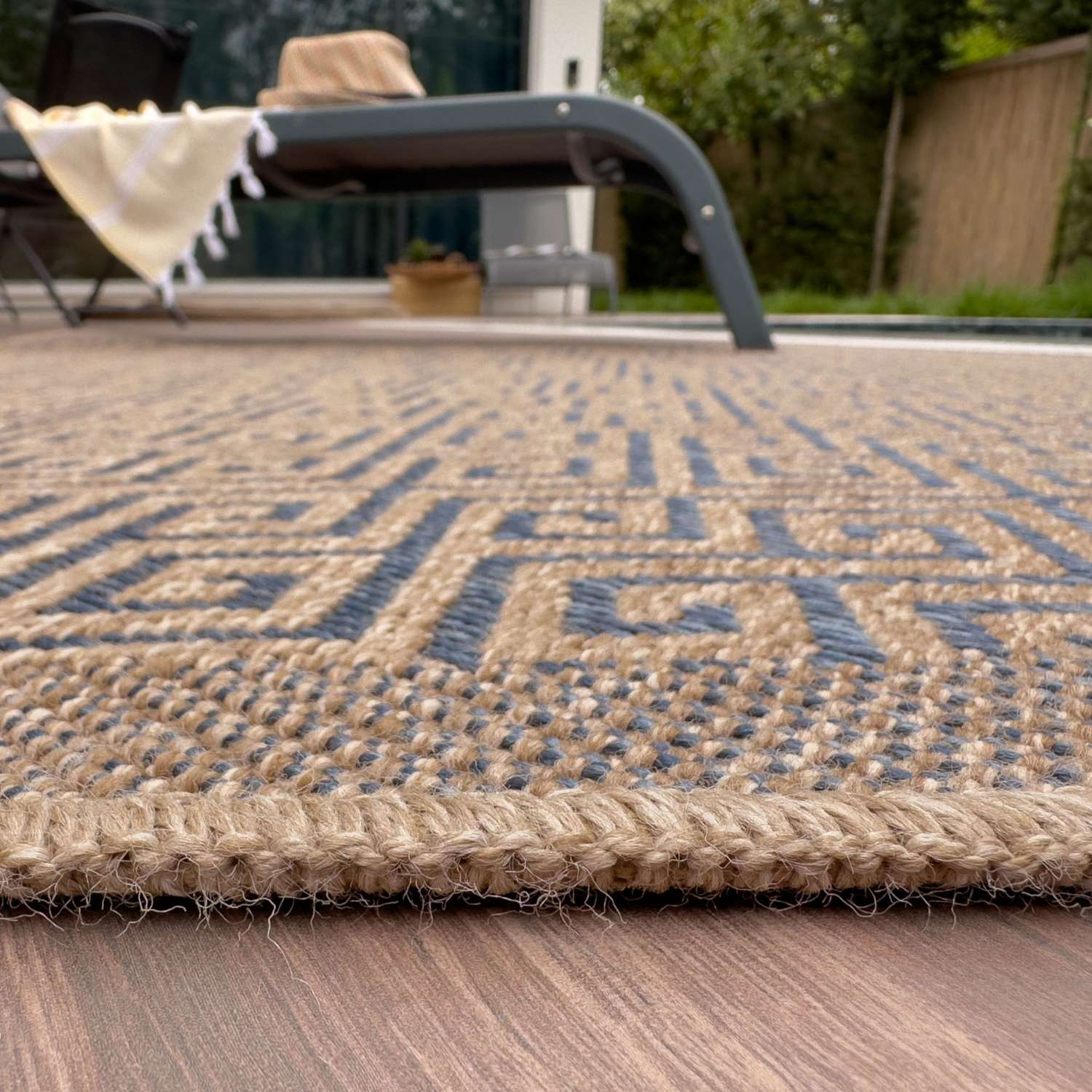 Nature Outdoor Rug Blue