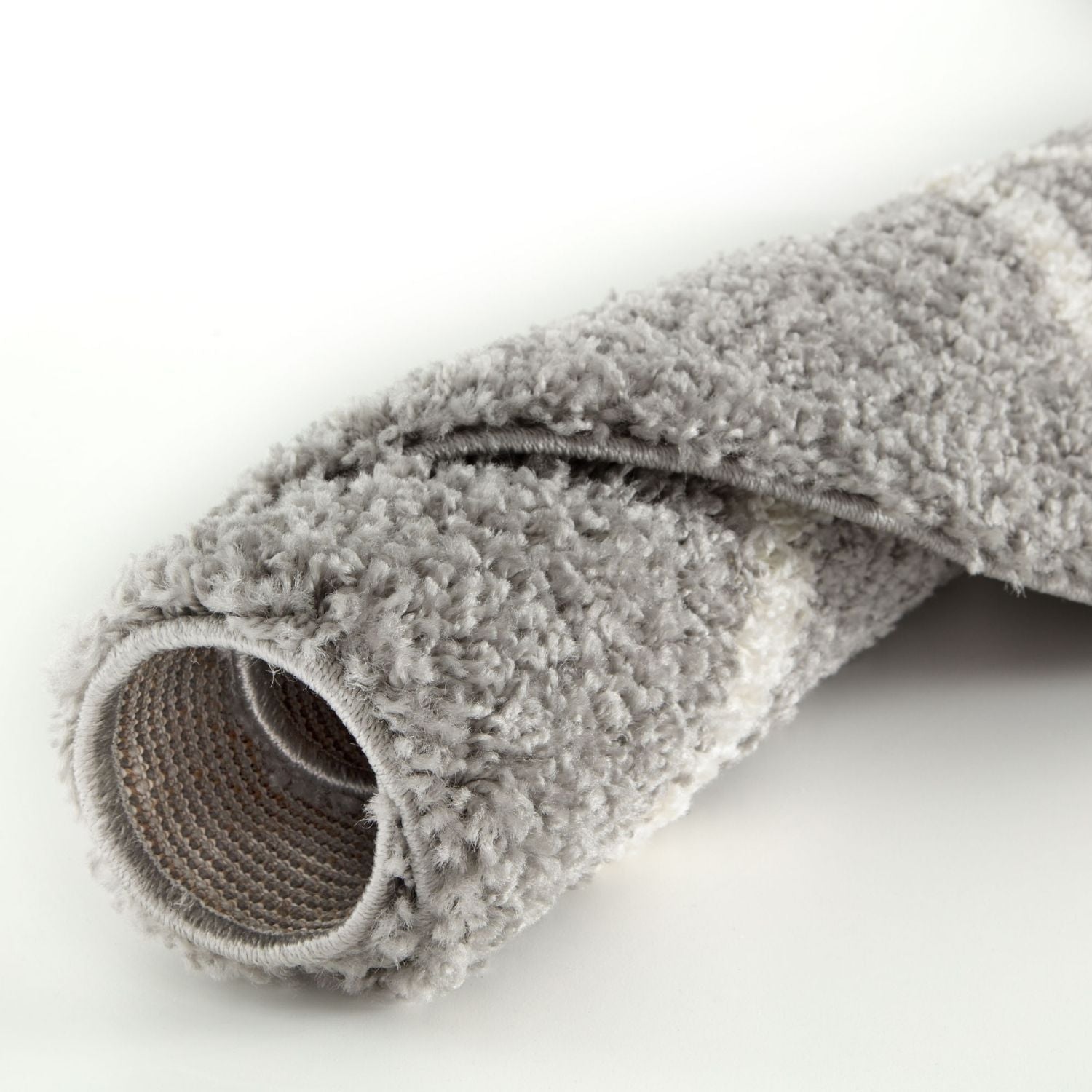 Moroccan Grey Shaggy Rug