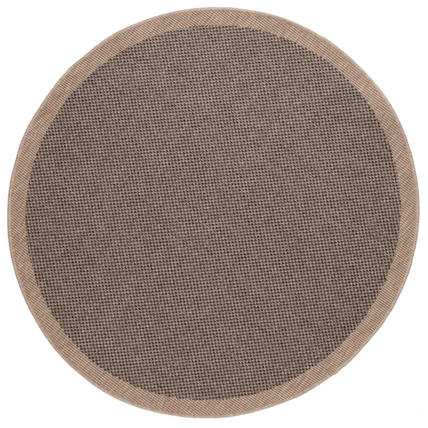 Nature Outdoor Rug Dark Grey Ø 160 cm