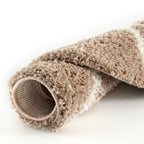Moroccan Beige Shaggy Rug