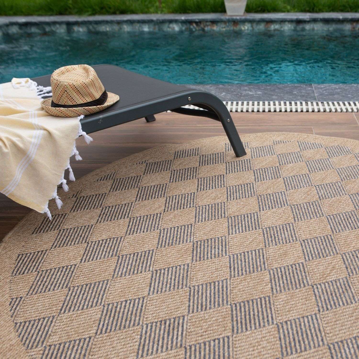 Nature Outdoor Rug Blue