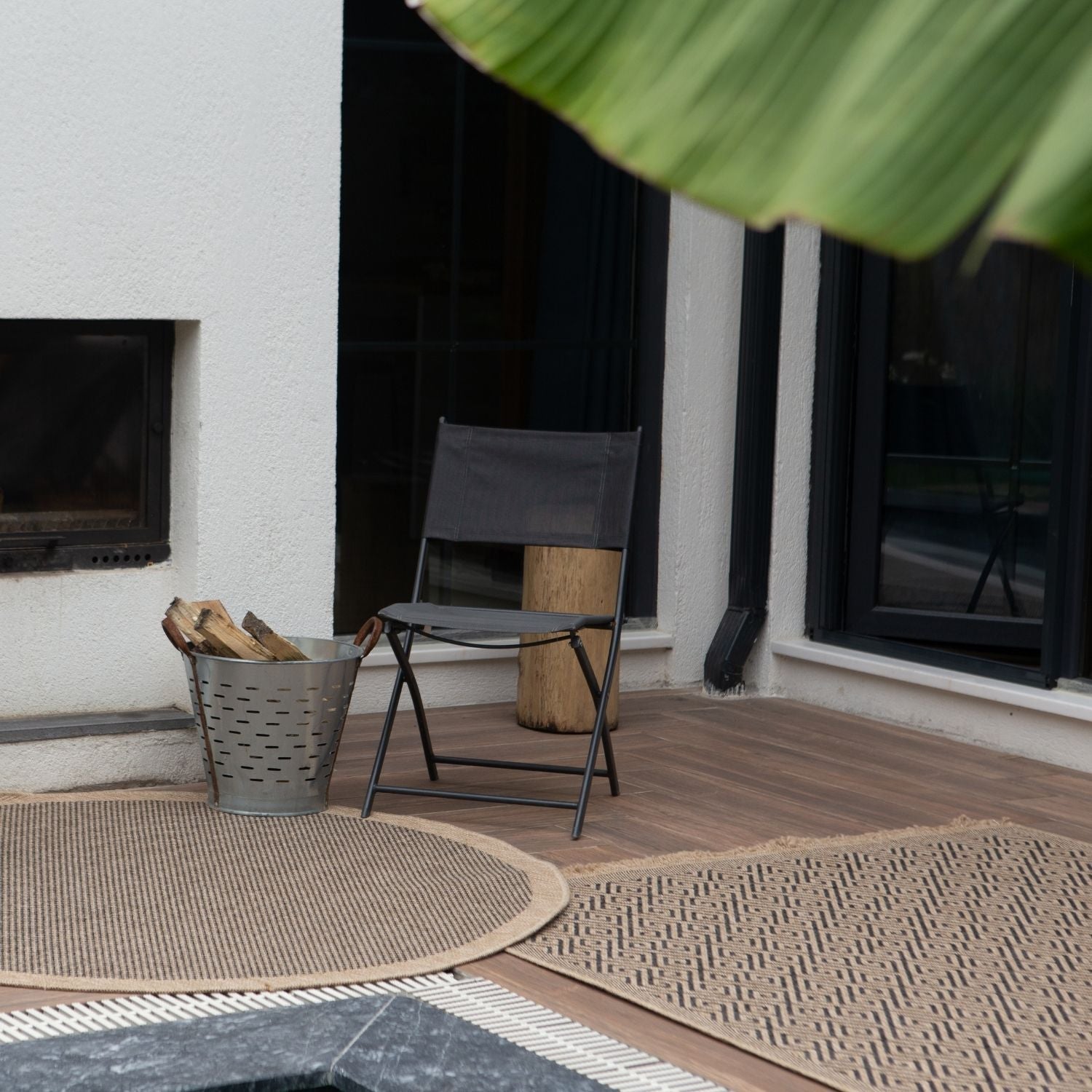Nature Outdoor Rug Blue