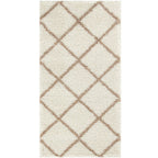 Moroccan Ivory Shaggy Rug