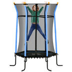 5.4FT Kids Trampoline with Enclosure Indoor Outdoor