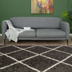 Moroccan Dark Grey Shaggy Rug