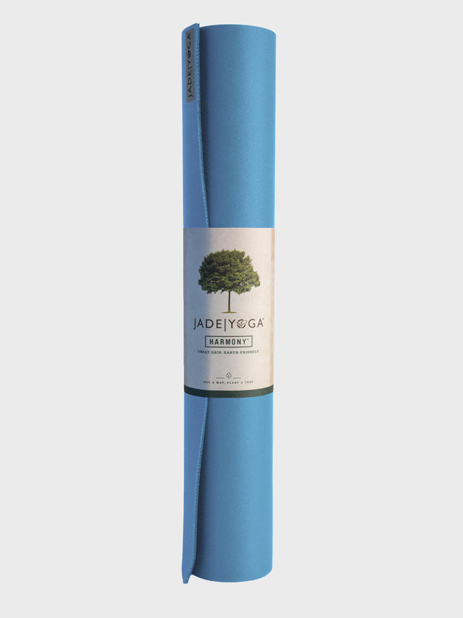 Jade Yoga Harmony 68" Inch Yoga Mat 5mm Slate Blue