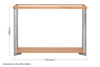 Mirrored Top Console Table