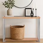 Mirrored Top Console Table