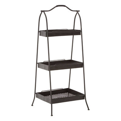 Black Metal Storage Rack