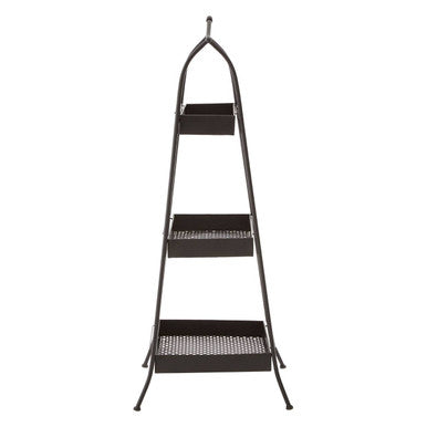 Black Metal Storage Rack