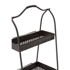 Black Metal Storage Rack