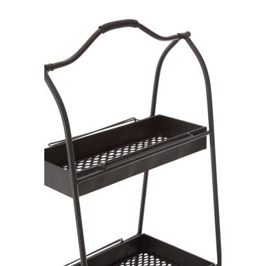 Black Metal Storage Rack