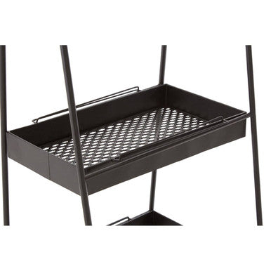 Black Metal Storage Rack