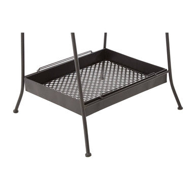 Black Metal Storage Rack
