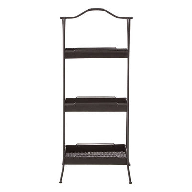 Black Metal Storage Rack