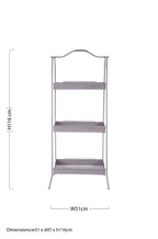 Grey Metal Storage Rack
