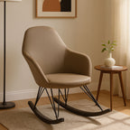 Light Grey Rocking Chair