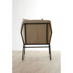Stone Fabric Armchair with Cushion