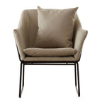Stone Fabric Armchair with Cushion